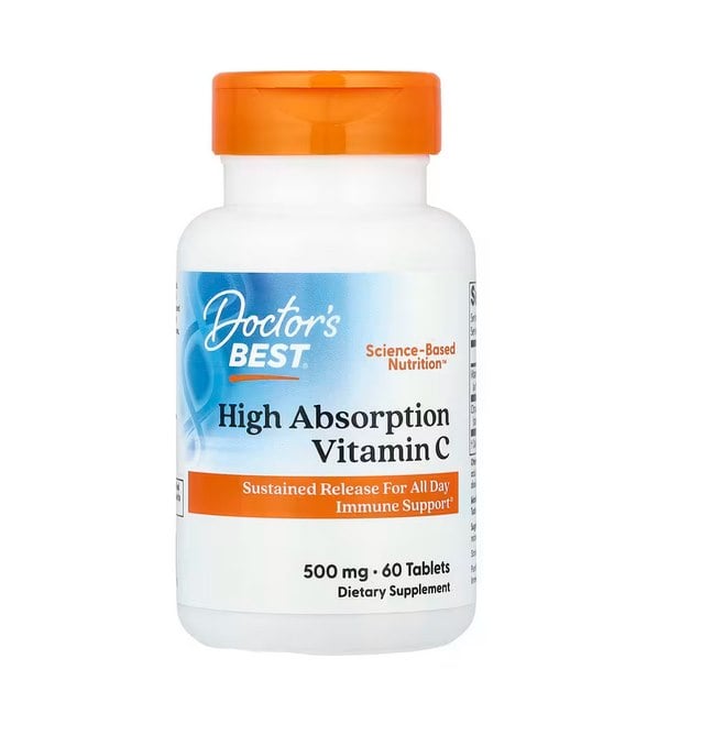 Doctor's Best - Højoptagelig Vitamin C med PureWay-C, 500 mg - 60 tabletter
