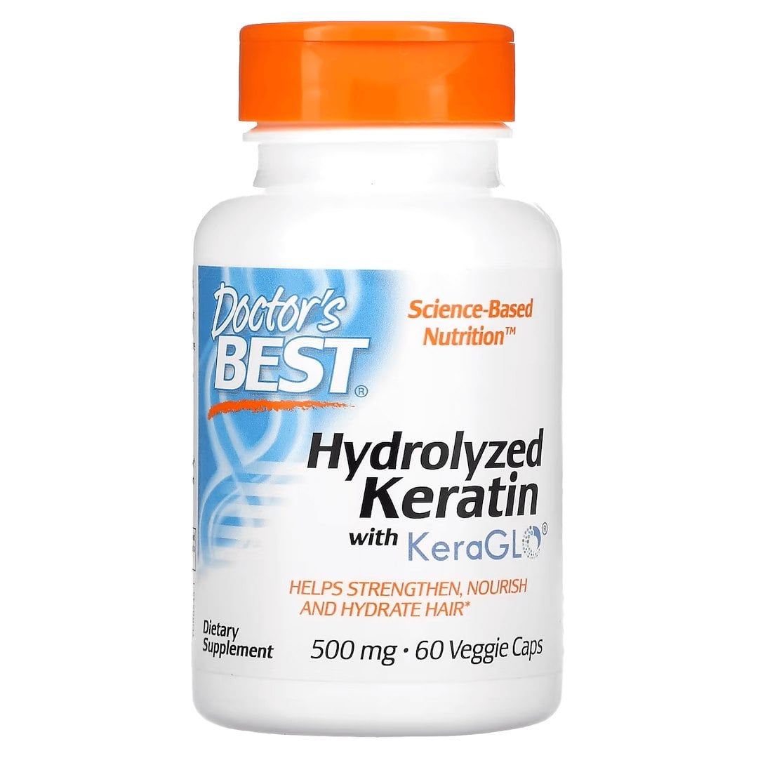 Doctor's Best - Hydrolyseret Keratin 500 mg - 60 vcaps