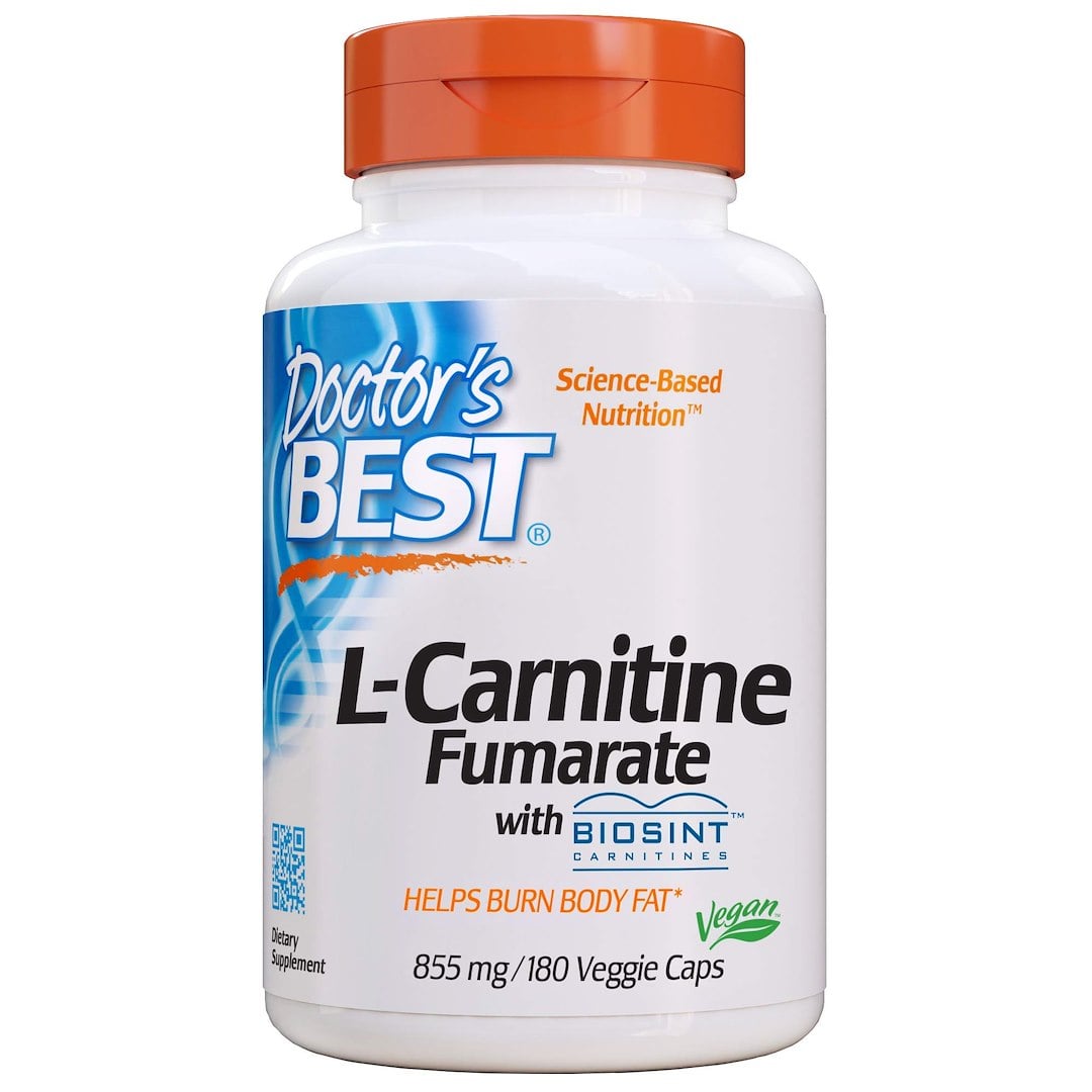 Doctor's Best - L-Carnitin Fumarat med Biosint Carnitiner, 180 vcaps