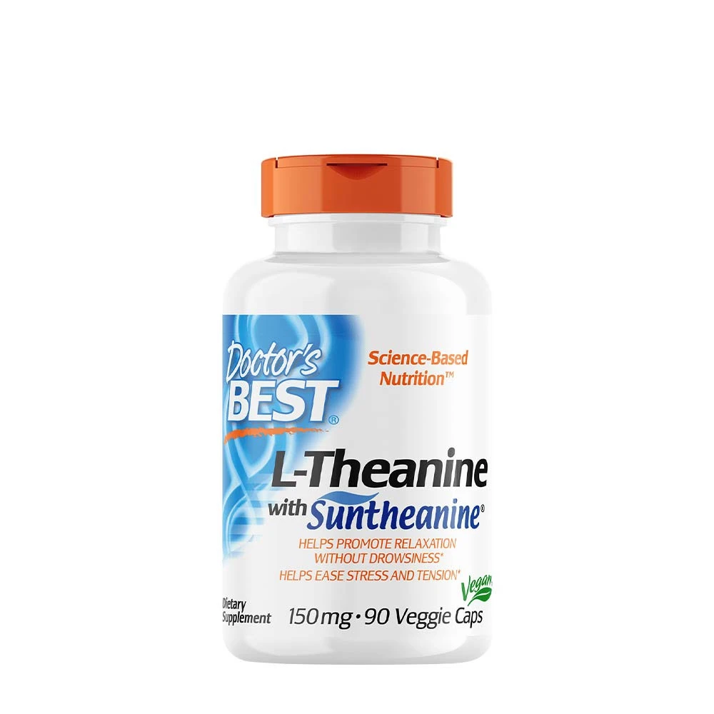 Doctor's Best - L-Theanine with Suntheanine, 150mg - 90 vcaps