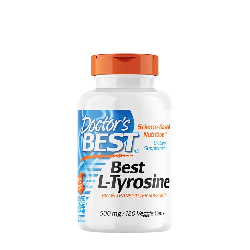 Doctor's Best - L-Tyrosine, 500mg - 120 vcaps