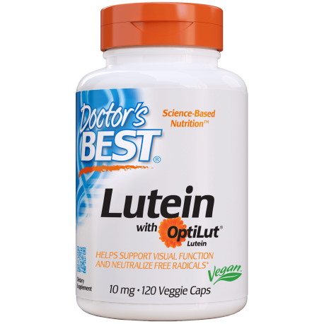 Doctor's Best - Lutein from OptiLut, 10mg - 120 vcaps