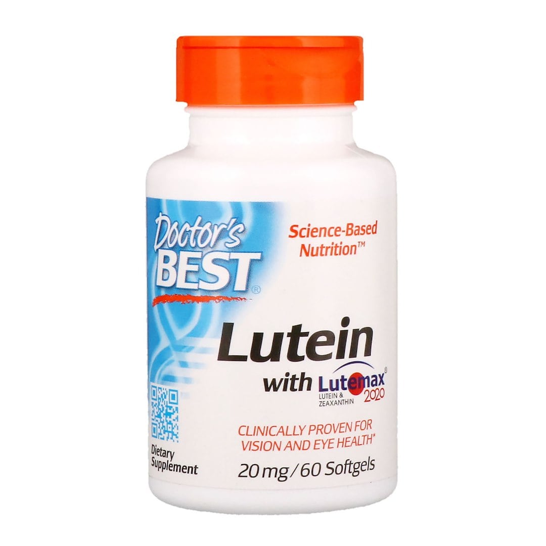 Doctor's Best - Lutein med Lutemax 20 mg - 60 bløde kapsler