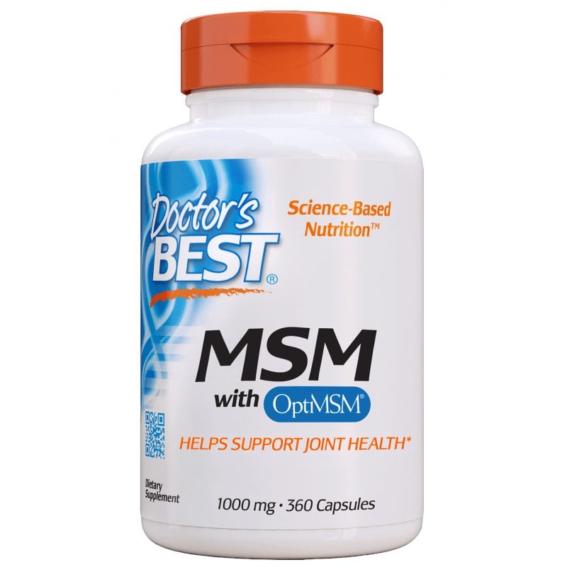 Doctor's Best - MSM with OptiMSM, 1000mg - 360 caps