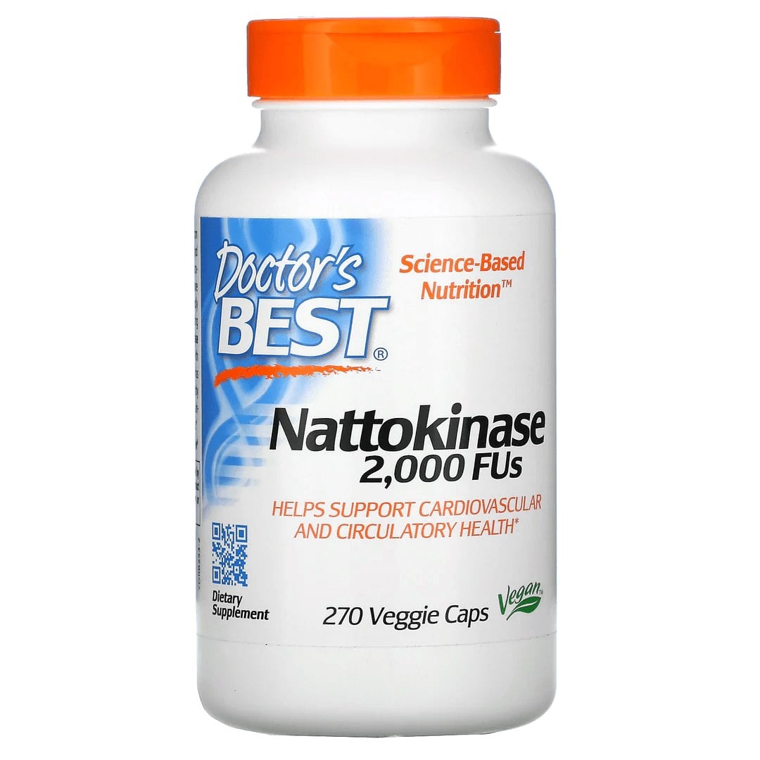 Doctor's Best - Nattokinase, 2000 FUs - 270 vcaps
