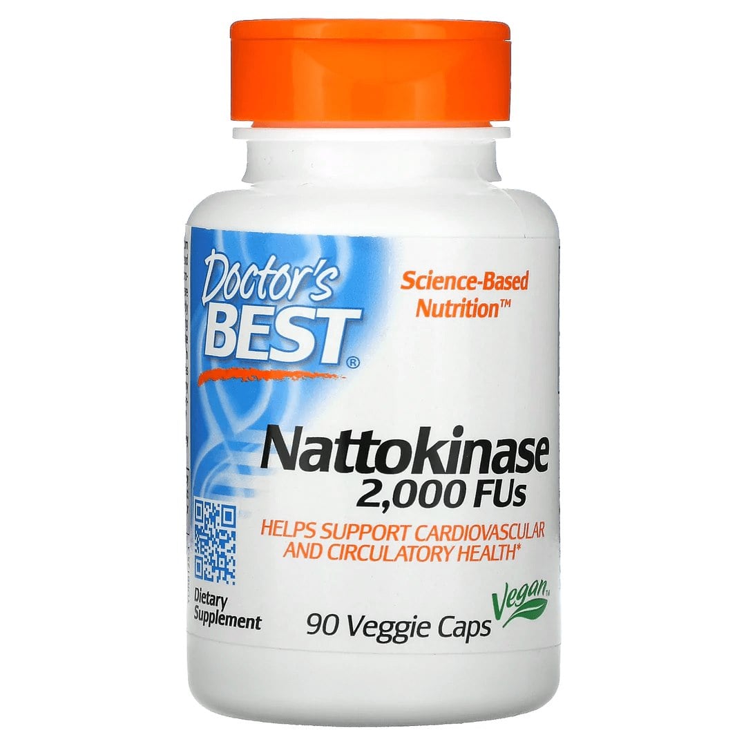 Doctor's Best - Nattokinase, 2000 FUs - 90 vcaps