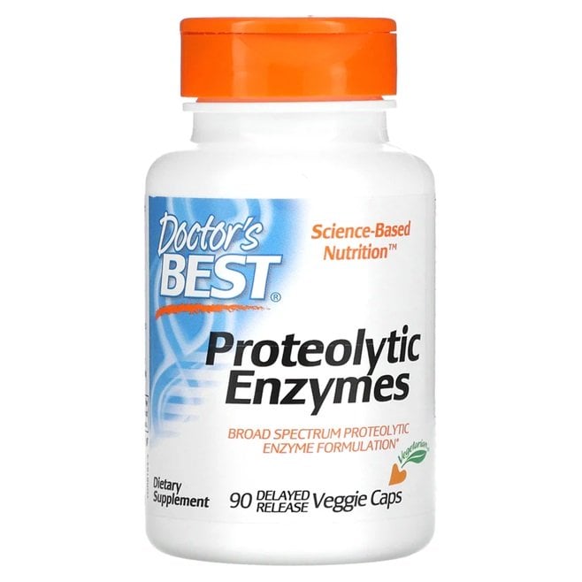 Doctor's Best - Proteolytiske Enzymer 90 vcaps