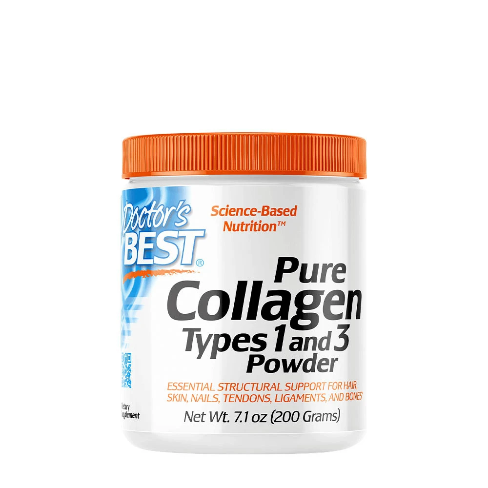 Doctor's Best - Pure Collagen Types 1 and 3, Powder - 200g