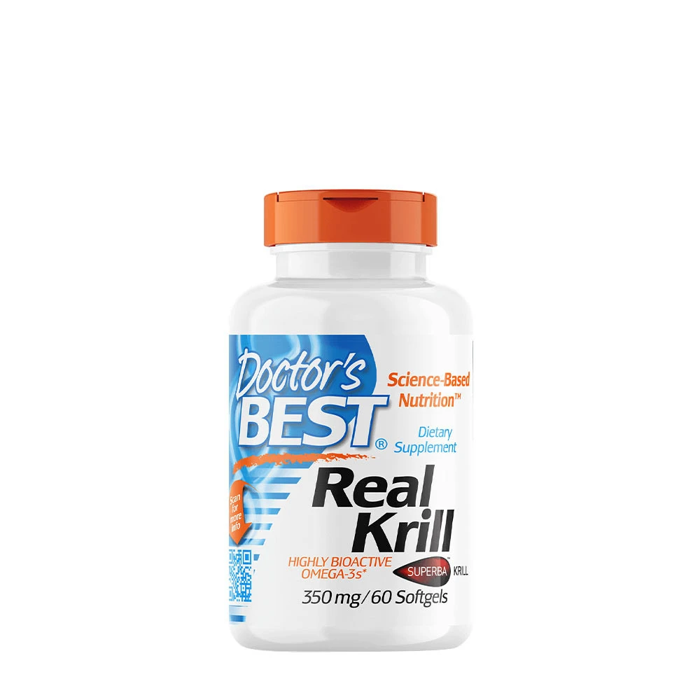 Doctor's Best - Real Krill, 350mg - 60 softgels