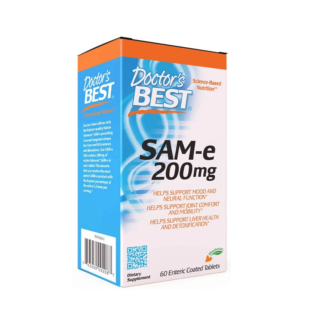 Doctor's Best - SAM-e, 200mg - 60 tablets