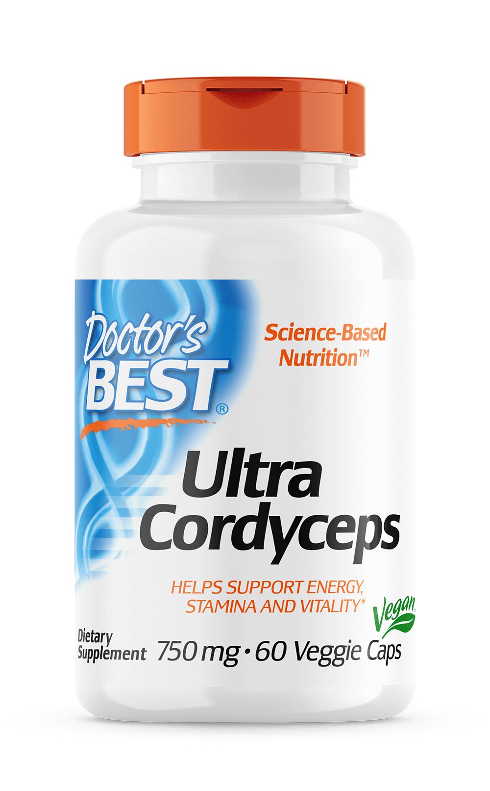 Doctor's Best - Ultra Cordyceps 750 mg - 60 vcaps