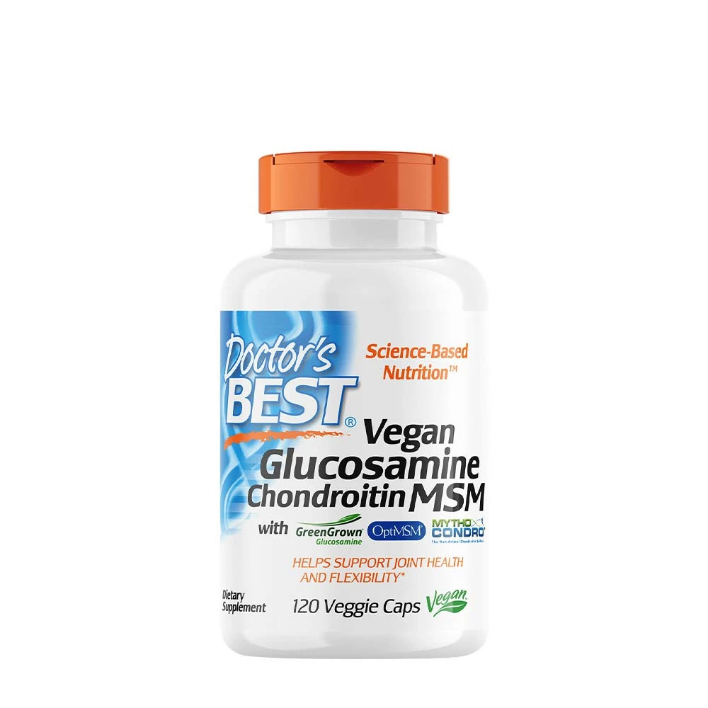 Doctor's Best - Vegan Glucosamine & Chondroitin & MSM - 120 vcaps