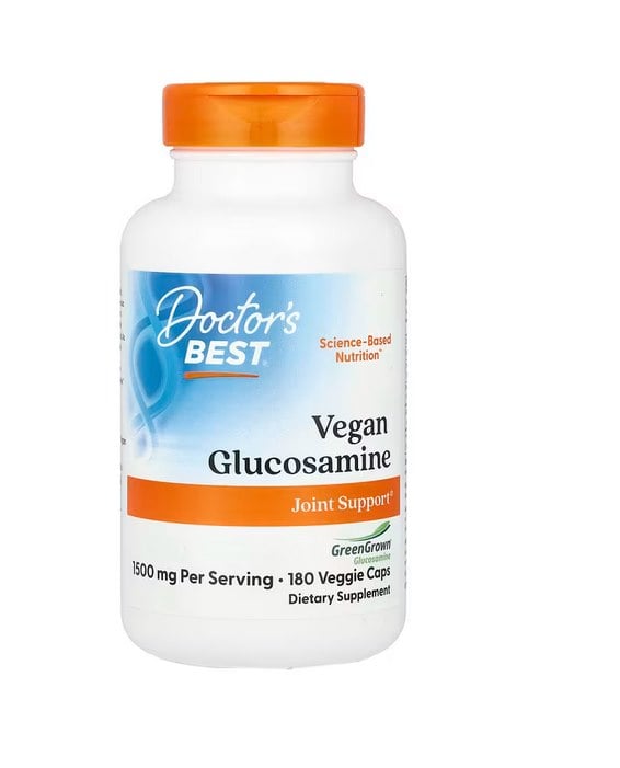 Doctor's Best - Vegan Glucosamine with GreenGrown, 1500mg - 180 vcaps