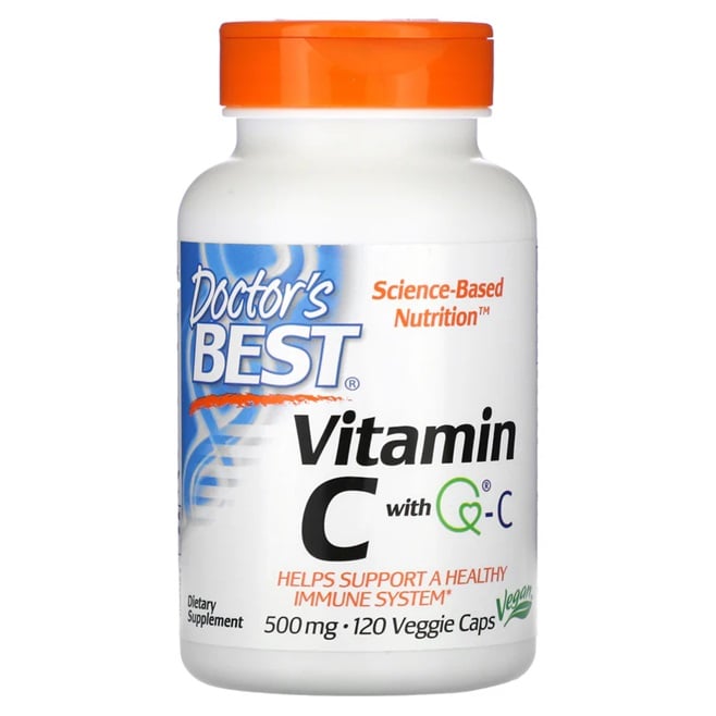 Doctor's Best - Vitamin C with Q-C, 500mg - 120 vcaps