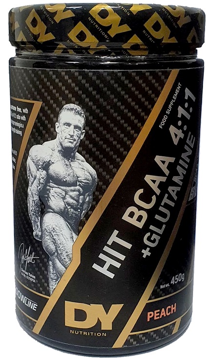 Dorian Yates - HIT BCAA 4:1:1 + Glutamine, Peach - 450g