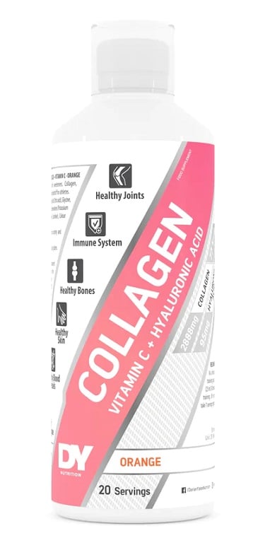 Dorian Yates - Liquid Collagen + Vitamin C + Hyaluronic acid, Orange - 500 ml.