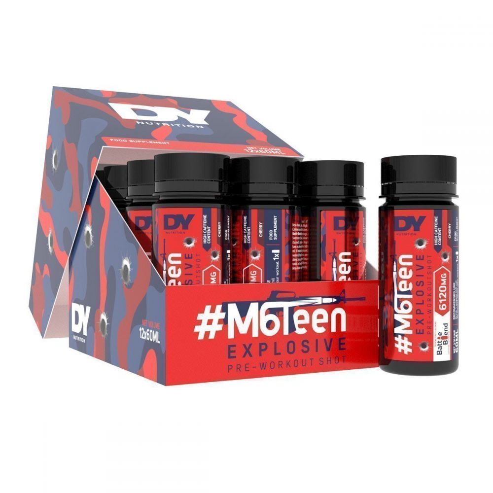 Dorian Yates - #M6Teen Explosive Pre-Workout Shot Mojito, 12 x 60 ml