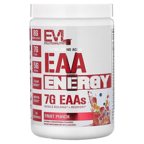 EVLution Nutrition - EAA Energy Fruit Punch 357g