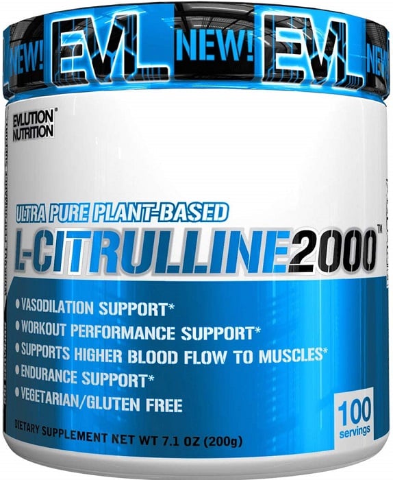 EVLution Nutrition - L-Citrulline 2000, Unflavoured - 200g