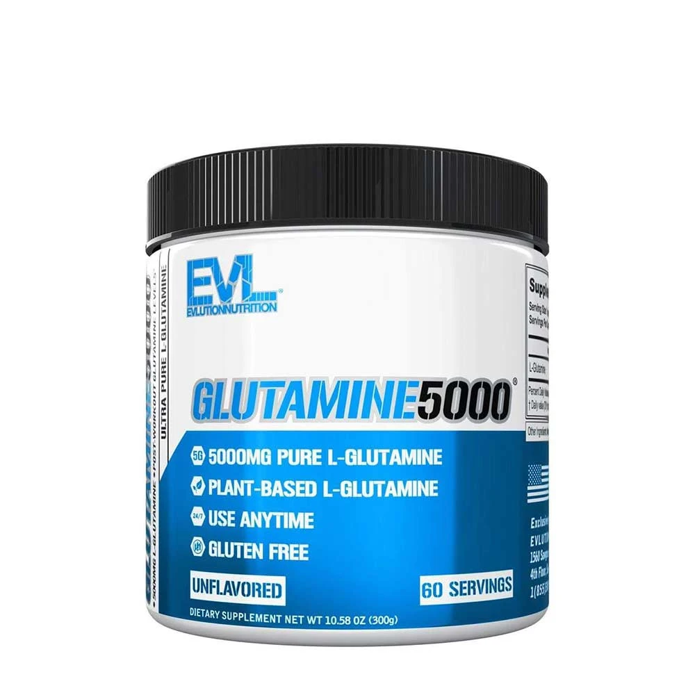 EVLution Nutrition - Ultra Pure Glutamine 5000, Unflavoured - 300g