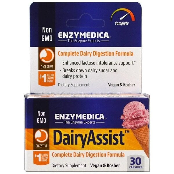 Enzymedica - DairyAssist 30 kapsler