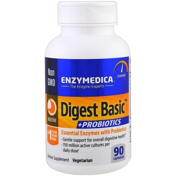 Enzymedica - Digest Basic + Probiotics 90 kapsler