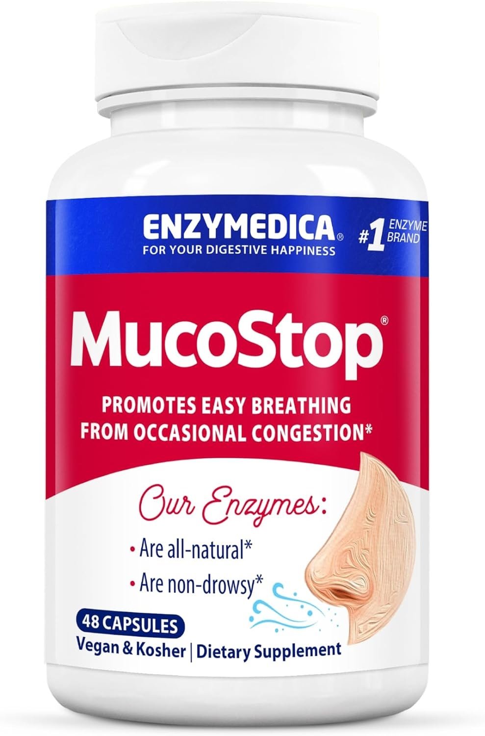 Enzymedica - MucoStop, 48 kapsler billede