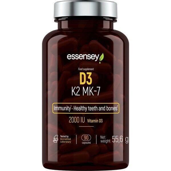 Essensey - D3 K2 MK-7, 90 kapsler billede