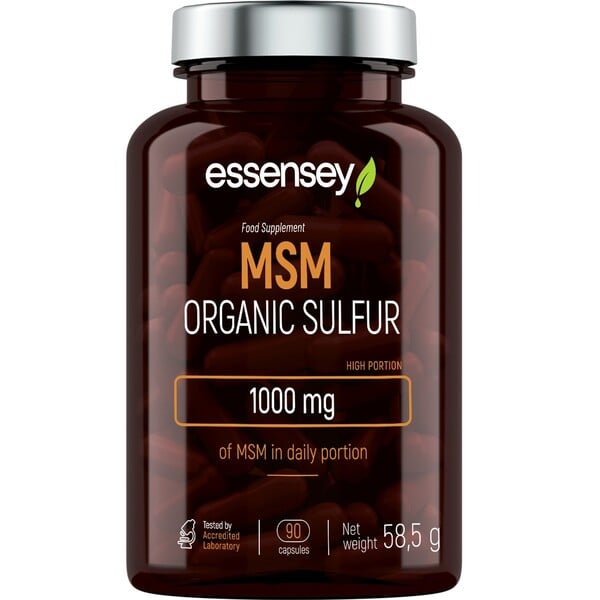 Essensey - MSM Svovl 1000 mg, 90 kapsler