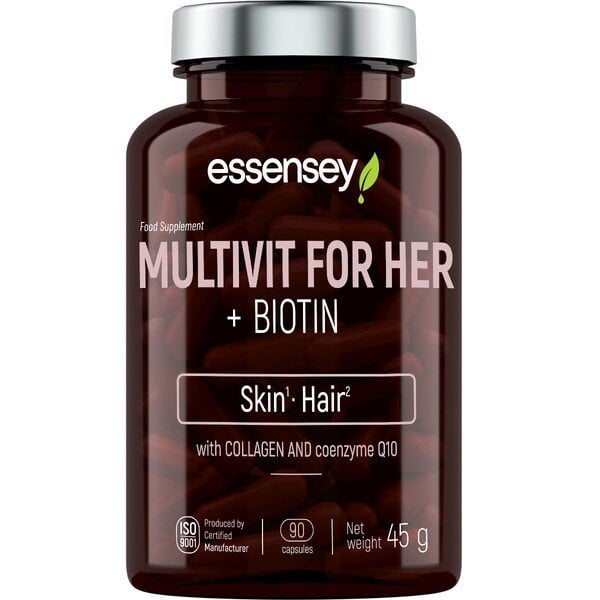 Essensey - Multivit for Her + Biotin 90 kapsler