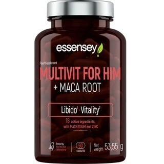 Essensey - Multivit for Ham med Maca Rod - 90 kapsler