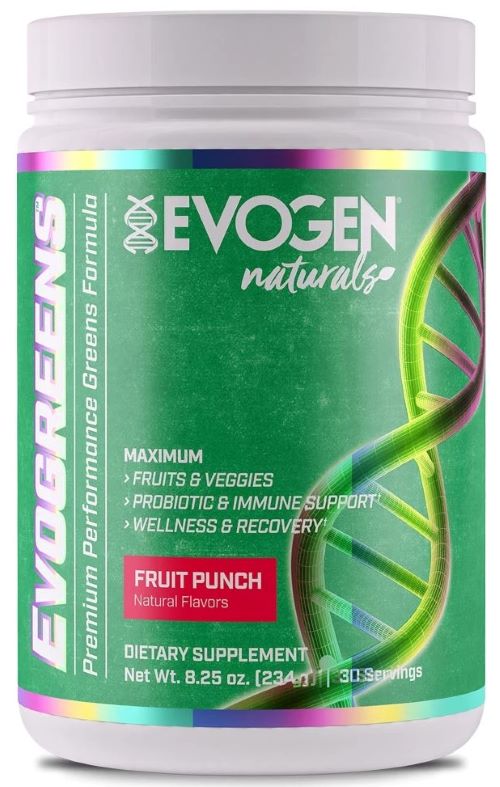 Evogen - Evogreens Naturals Fruit Punch 234g