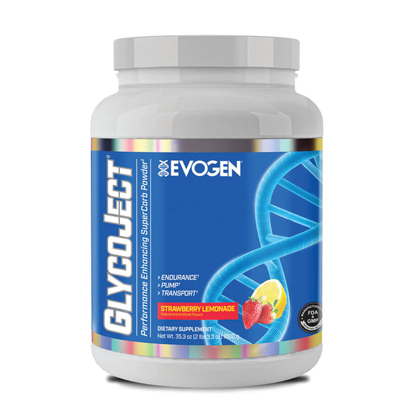 Evogen - GlycoJect Jordbær Lemonade 1000g