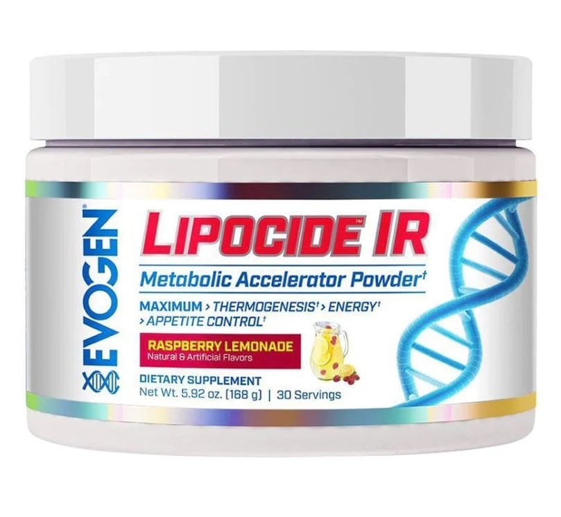 Evogen - Lipocide IR Hindbær-Limonade 168g