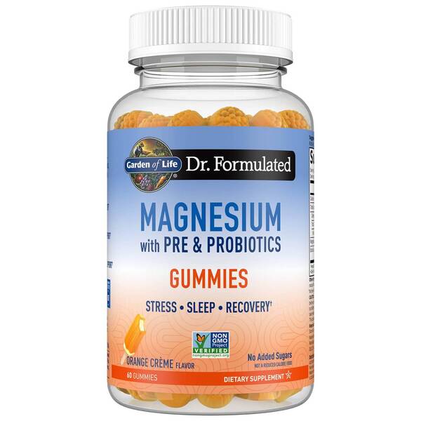 Garden of Life - Dr. Formulated Magnesium med Præ- og Probiotika Gummies, Orange Creme - 60 gummies