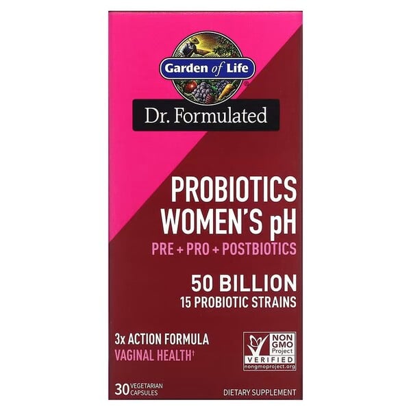 Garden of Life - Dr. Formulated Probiotics til kvinder pH - 30 vcaps