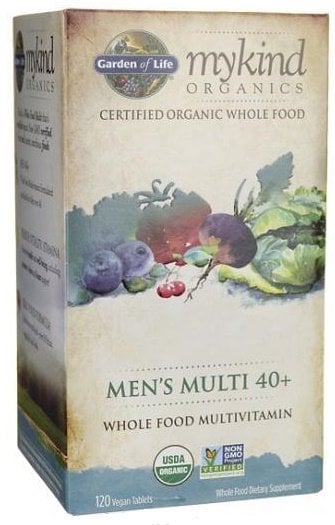 Garden of Life - Mykind Men's Multi 40+ - 120 vegan tablets