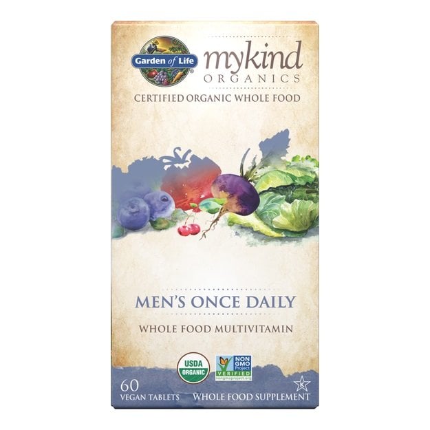 Garden of Life - Mykind Mænds Daglige Multivitamin, 60 veganske tabletter