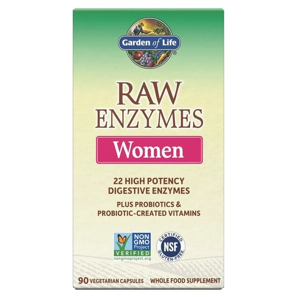 Garden of Life - Raw Enzymes til kvinder, 90 vcaps
