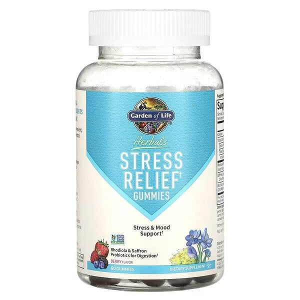 Garden of Life - Stress Relief Gummies, Berry - 60 stk