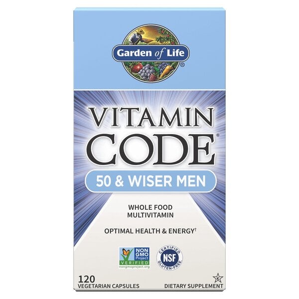Garden of Life - Vitamin Code 50 & Wiser Men 120 vcaps