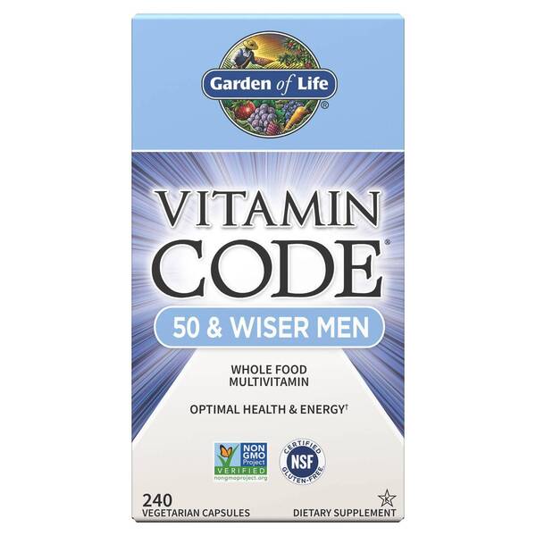 Garden of Life - Vitamin Code 50 & Wiser Men 240 kapsler