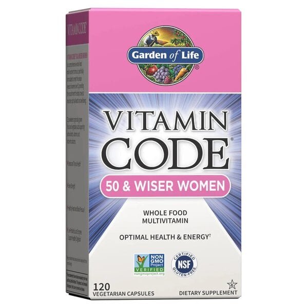 Garden of Life - Vitamin Code 50 & Wiser Women 120 kapsler