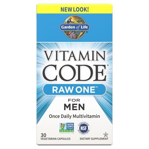 Garden of Life - Vitamin Code Raw One til mænd, 30 vcaps