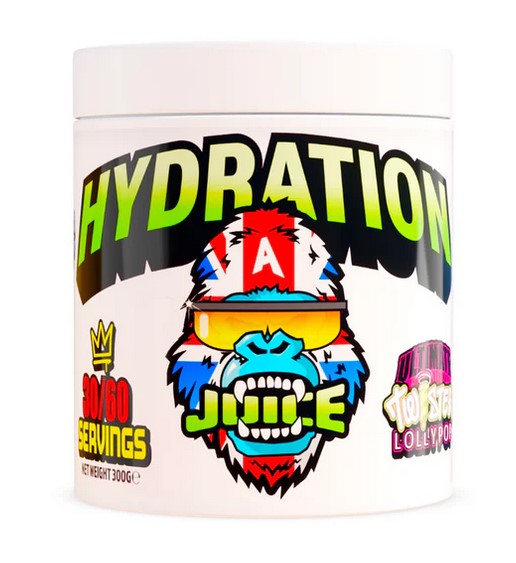 Gorillalpha - Hydration Juice, Ultimate Twister Lollypop - 300g