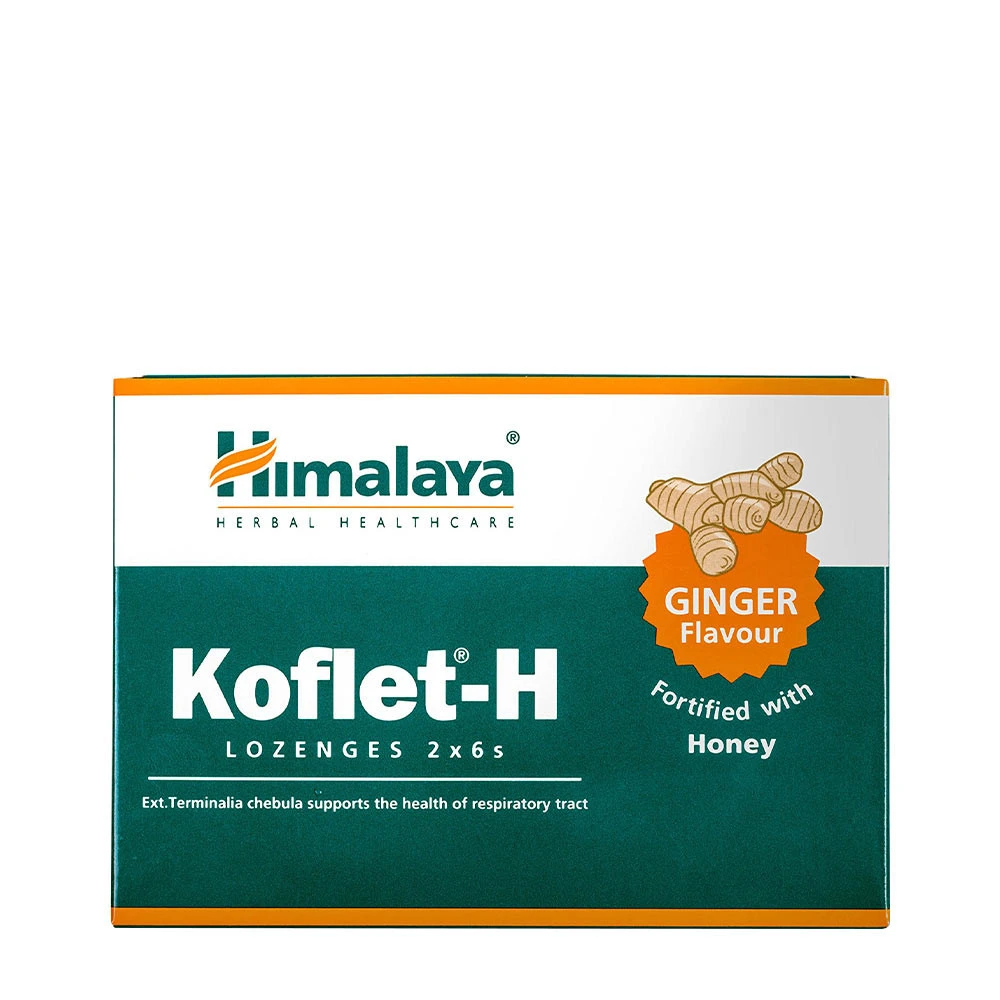 Himalaya - Koflet-H, Ginger - 12 lozenges