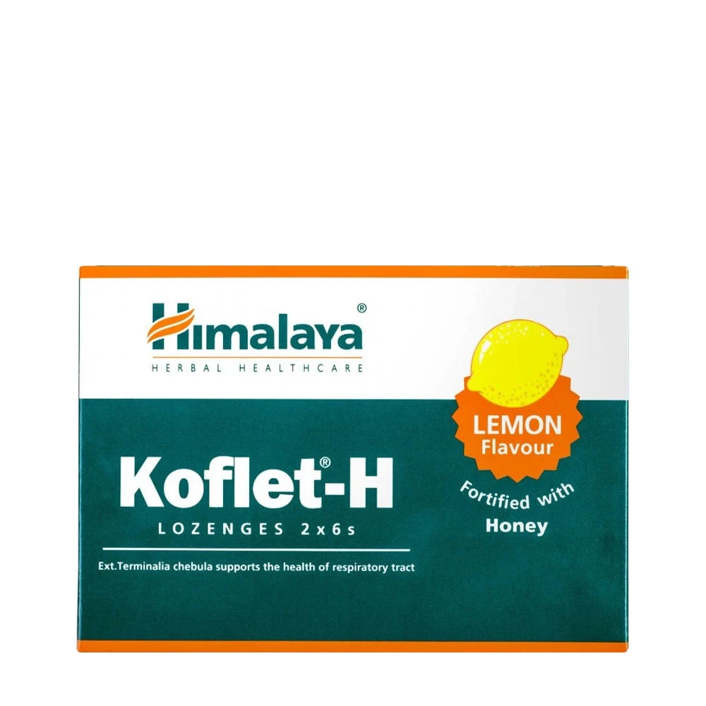 Himalaya - Koflet-H, Lemon - 12 lozenges