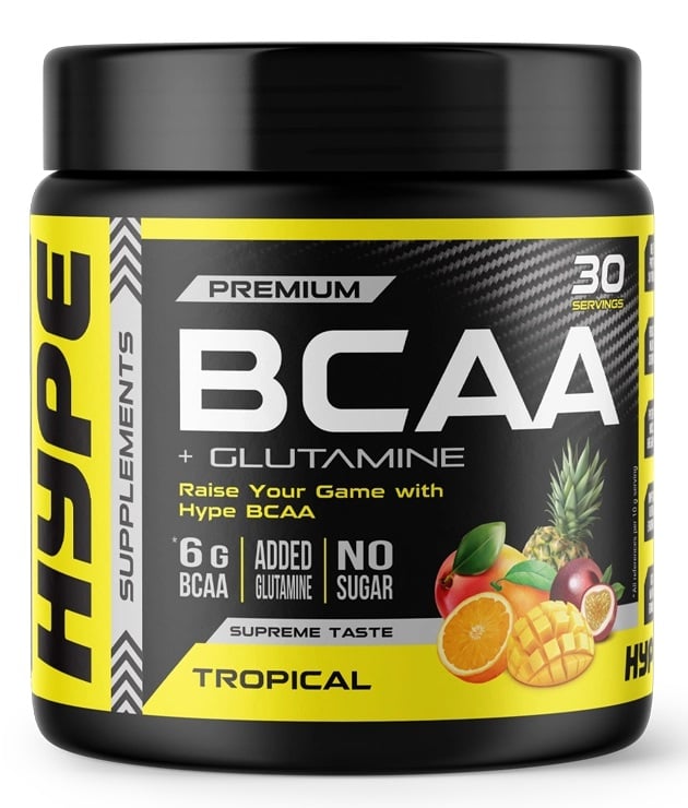 Hype - BCAA + Glutamin, Tropisk - 300g