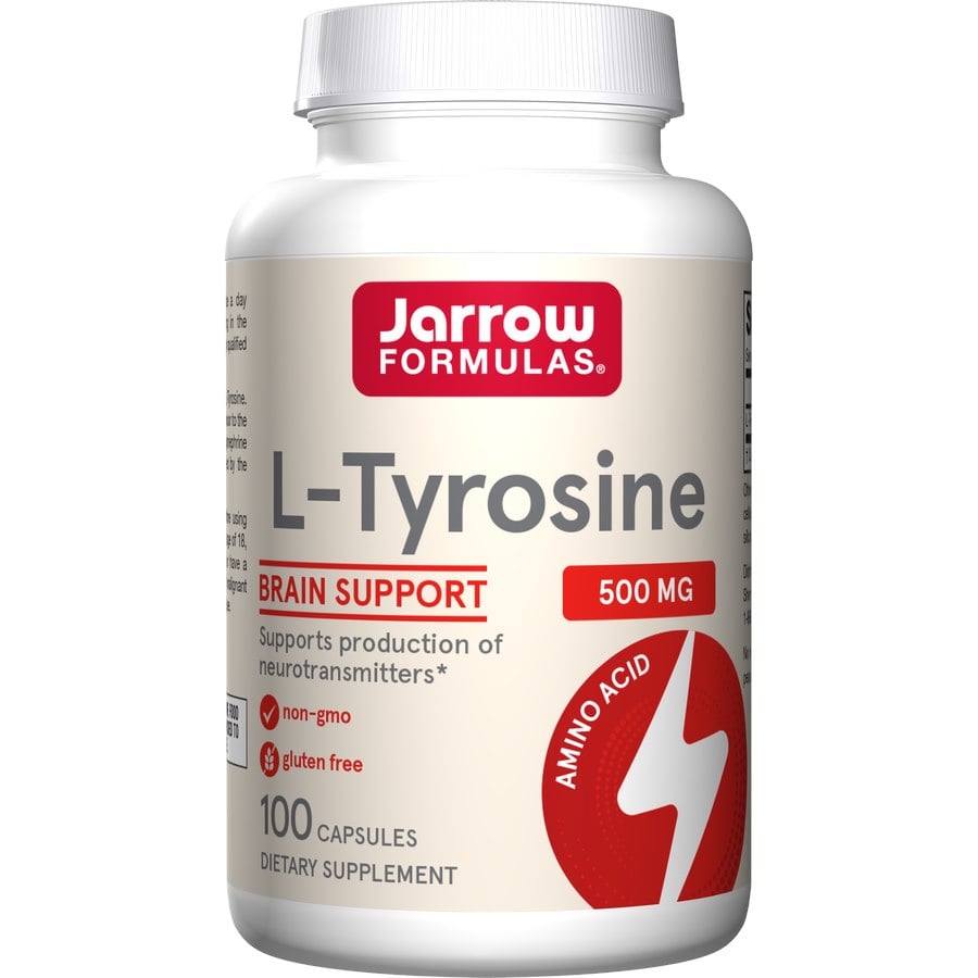 Jarrow Formulas - L-Tyrosine 500 mg, 100 kapsler
