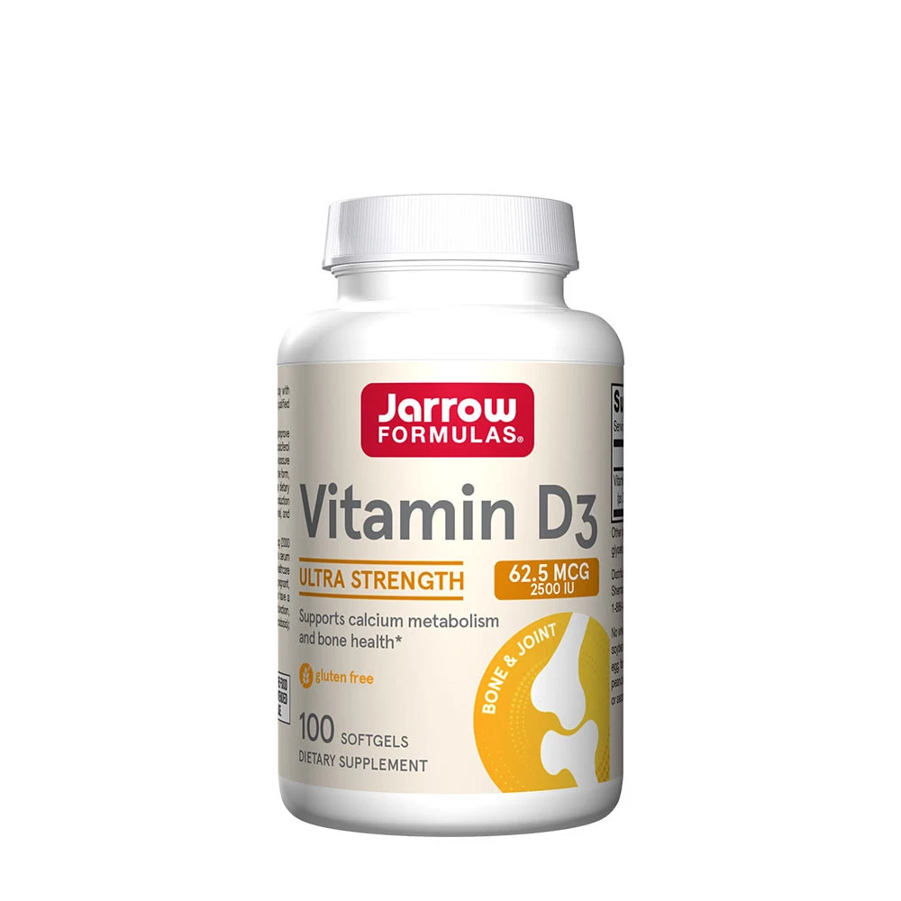 Jarrow Formulas - Vitamin D3, 2500 IU - 100 softgels